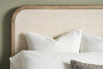 Reveal Bed, King & Queen, Navajo / Snowdrift on Raffia