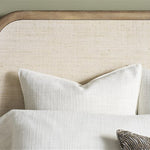 Reveal Bed, King & Queen, Navajo / Snowdrift on Raffia