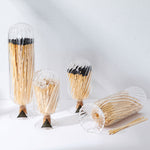 Fireplace Match Cloche, Helix, White Tips