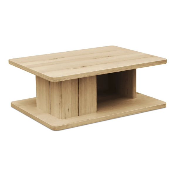 Casey Small Coffee Table Rustic Oak, 40"W x 30”D