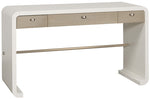 Cove Desk, Cerused Taupe Oak / Pure White Maple, 53"W