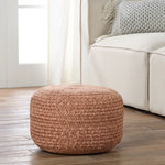 Saba Solar Indoor/Outdoor Pouf, Lion