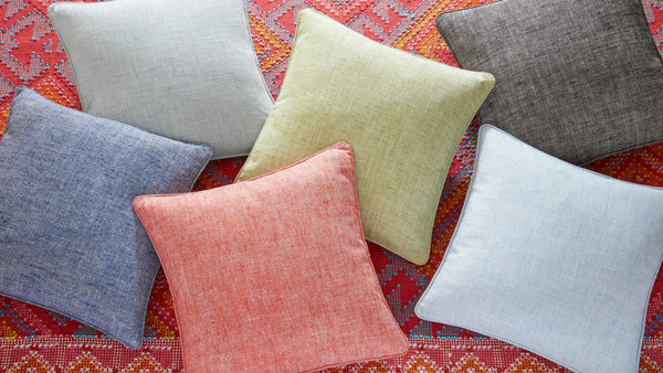 Greylock Indoor / Outdoor Decorative Pillow - Soft Navy Blue, 22" x 22"