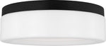 Rhett Medium Flush Mount - Midnight Black, 12"Dia