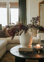 Burgundy Hanging Nandina Berry Branch, 45"