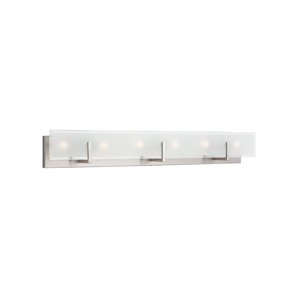 Syll 6-Light Bath Sconce, Brushed Nickel