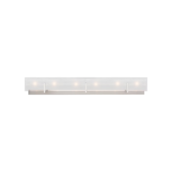 Syll 6-Light Bath Sconce, Brushed Nickel