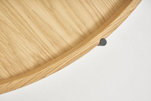 Humla Coffee Table, Light Oak, 35.4"Dia