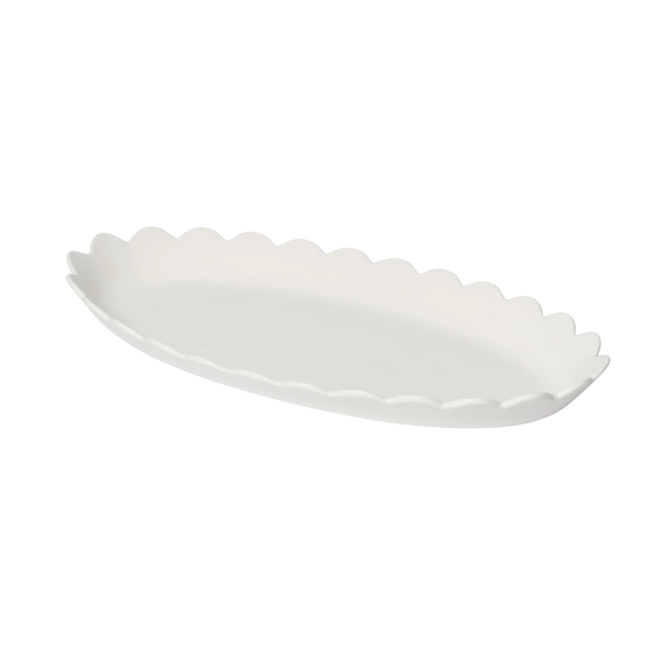 White Scallop Dinnerware, Sold Individually