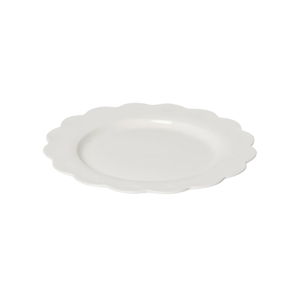 White Scallop Dinnerware, Sold Individually