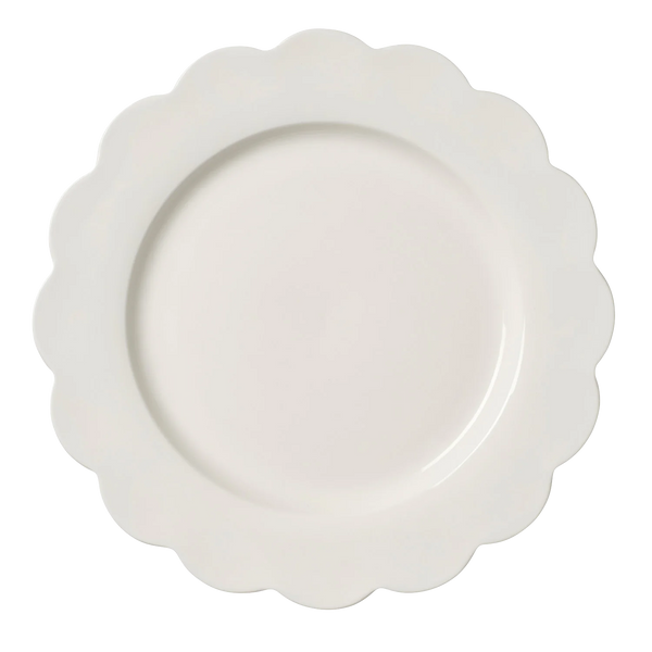 White Scallop Dinnerware, Sold Individually
