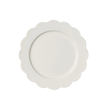 White Scallop Dinnerware, Sold Individually