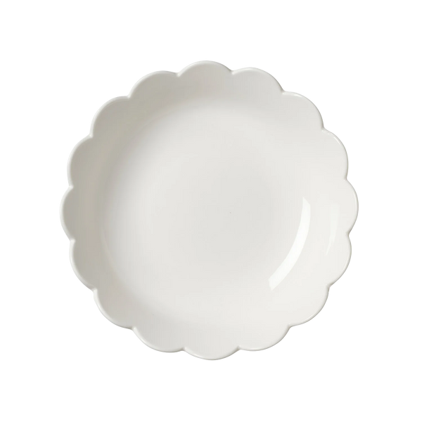 White Scallop Dinnerware, Sold Individually