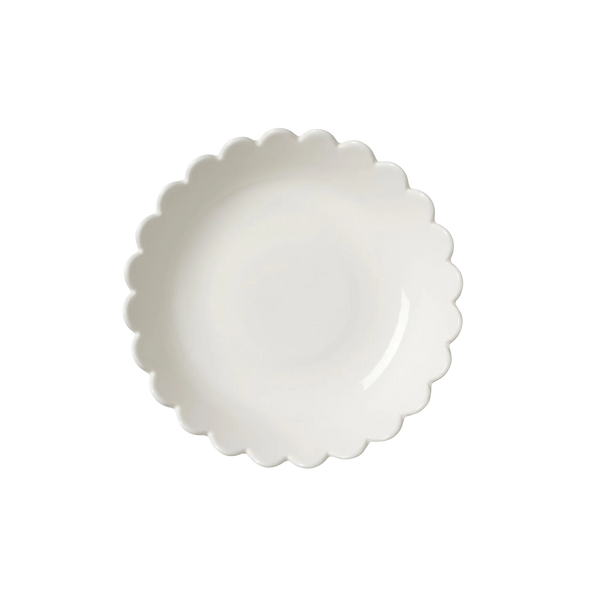 White Scallop Dinnerware, Sold Individually