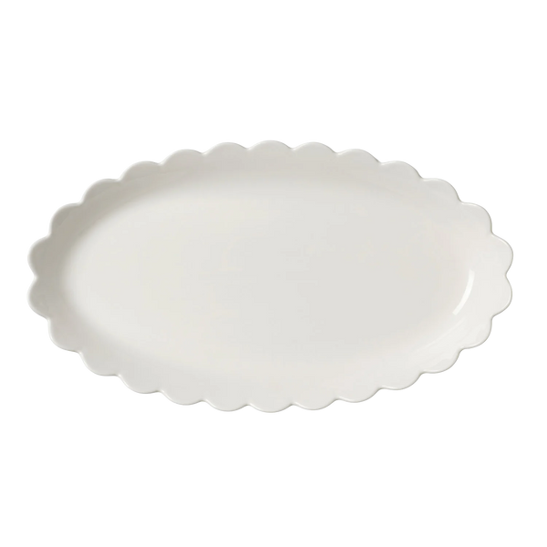 White Scallop Dinnerware, Sold Individually