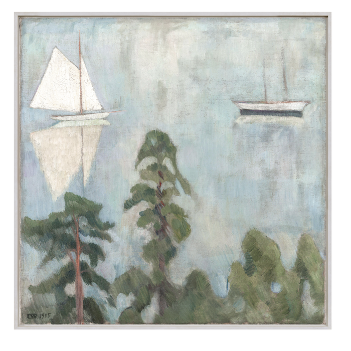 Scenic Prospect C. 1915, 43" x 43"