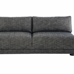 Ames  127" Sofa, w/moveable Corner Piece, Night Fall Performance Fabric