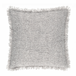 Boucle Indoor/Outdoor Pillow- Grey, 20" x 20"