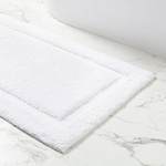 Classic White Bath Rug, 2 Sizes