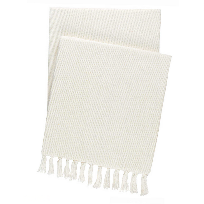 Logan Throw, Dove White