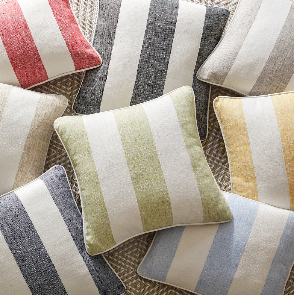 Annie Selke Awning Stripe Pillow Cover