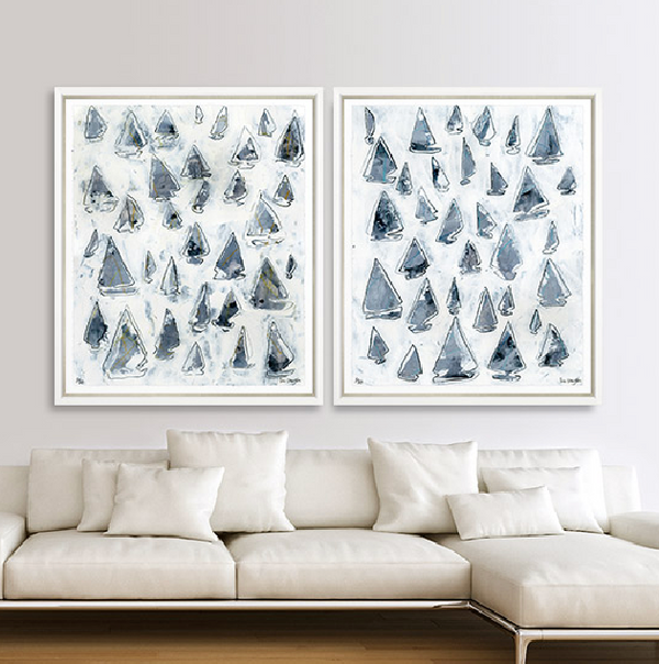 White Boats 2, 26" x 30"