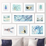 Watercolour Beach Collection 8, 28" x 23"