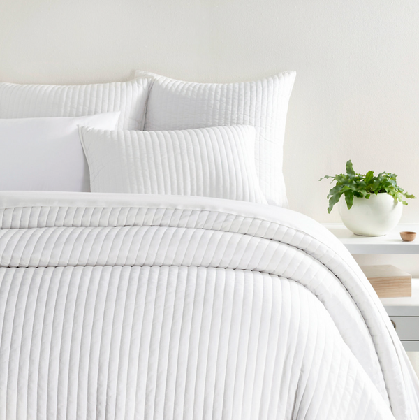 Cozy Cotton Quilted Collection, White