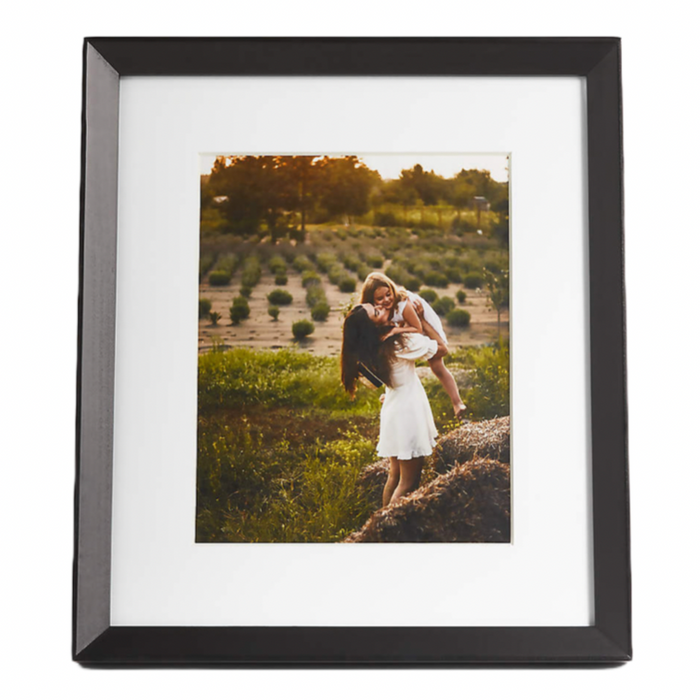 Icon Wood Black Picture Frame, 8" x 10"