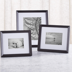 Icon Wood Black Picture Frame, 4" x 6"