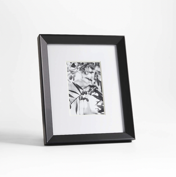 Icon Wood Black Picture Frame, 4" x 6"