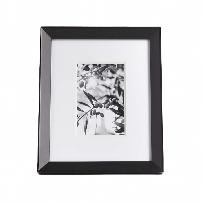 Icon Wood Black Picture Frame, 4" x 6"