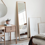 Hinoki Wood Floor Mirror, 2 Sizes