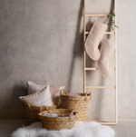 Hinoki Wood Ladder, 70.8"H x 18"W x 1.5"D