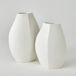 Wedge Vase - White, Small