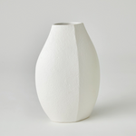 Wedge Vase - White, Large