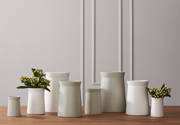 Soft Curve Vase - Moon, Large