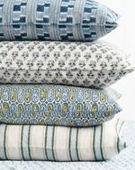 Lido Byzantine Linen Cushion, 22" x 22"