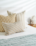 Lido Elm Linen Cushion, 22" x 22"