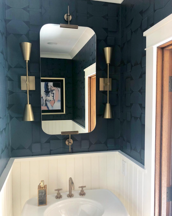 Madden Mirror, Antique Brass, 18.5" X 36.5"