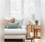 Tassel Lamp, Ivory Silk Blend Yarn
