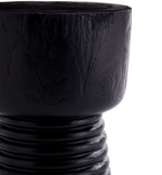 Moana Accent Table, Black Burnt