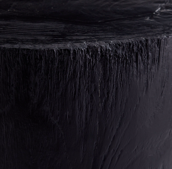 Moana Accent Table, Black Burnt