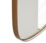 Norissa Mirror, Antique Brass, 20" X 28"