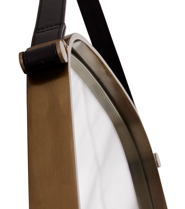 Norissa Mirror, Antique Brass, 20" X 28"