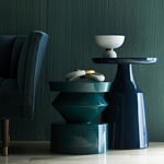 Turin End Table, Navy