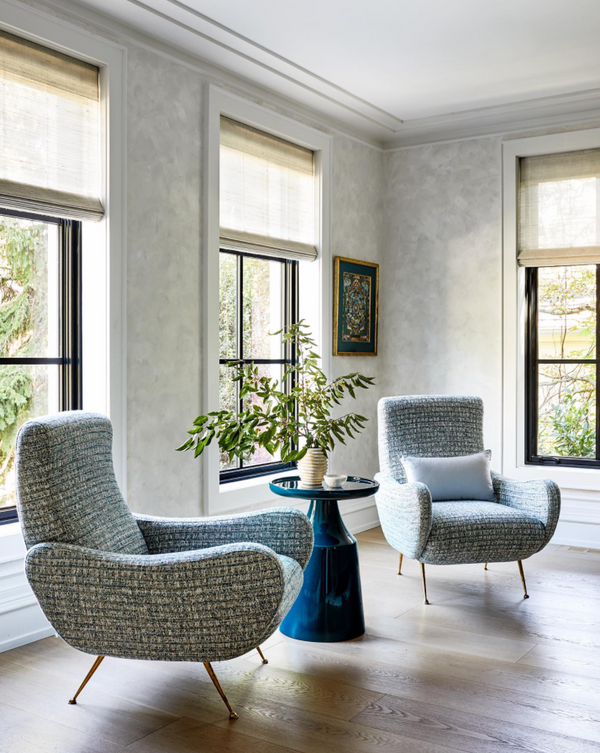 Turin End Table, Navy