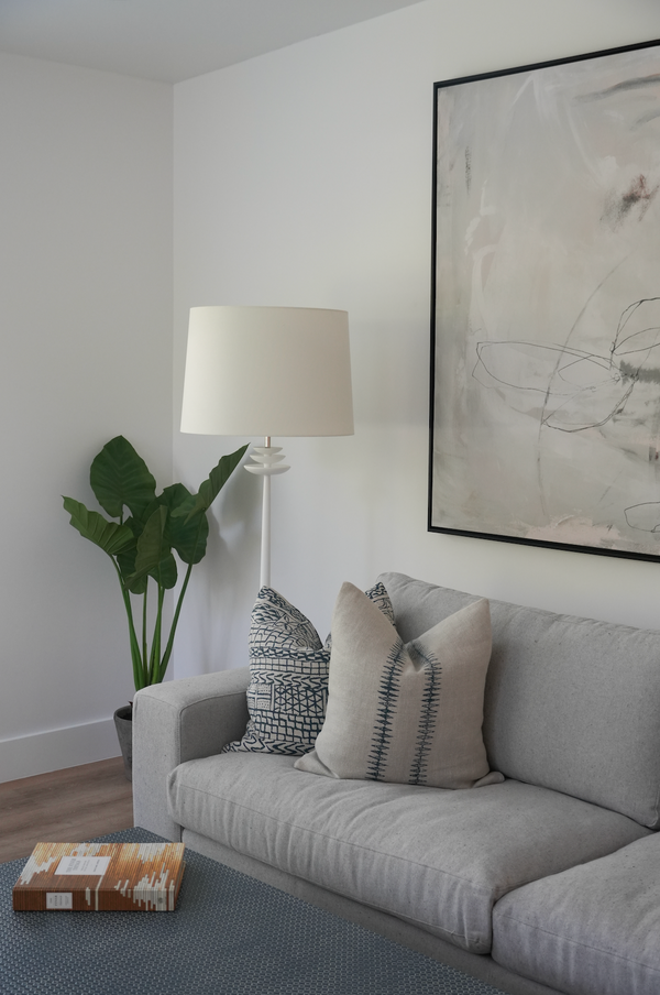 Beaumont Floor Lamp, White