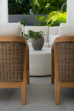 Spencer DS Lounge Chair-Teak/Willow