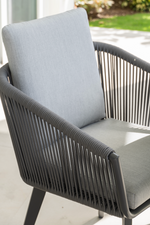 Diva Anthracite Dining Chair, Granite